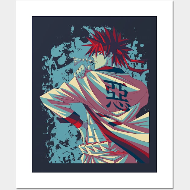 sagara sanosuke Wall Art by DinoZard